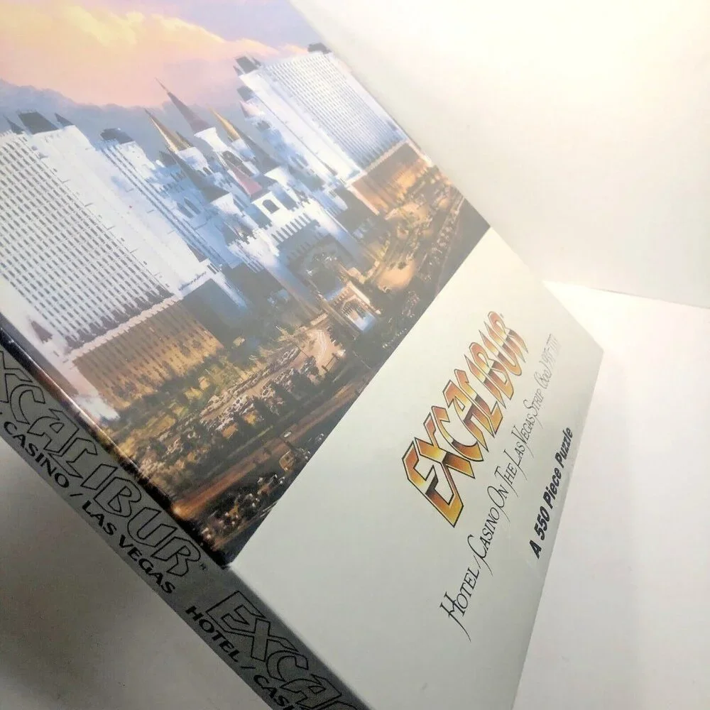 VTG Las Vegas Excalibur Hotel & Casino Jigsaw Puzzle 550 Piece